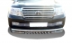 TOYOTA   Land Cruiser 200     2007-2012   Защита переднего бампера тройная с защитой акула  76/60/42